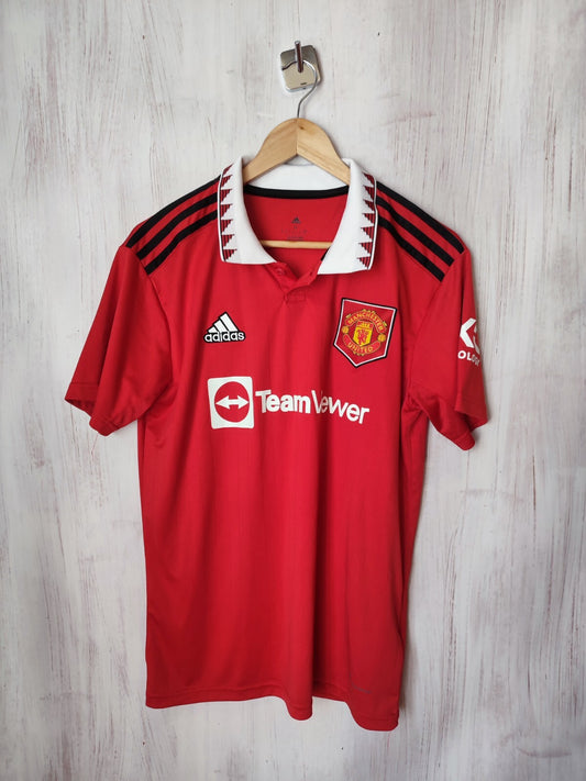 Manchester United 2022 2023 home Size M jersey shirt soccer football Adidas kit