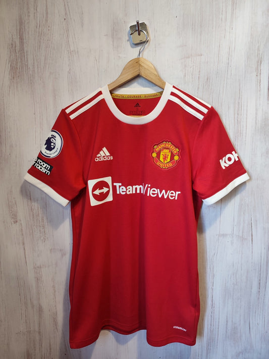 Manchester United 2021 2022 home Size S Adidas shirt jersey football kit Ronaldo
