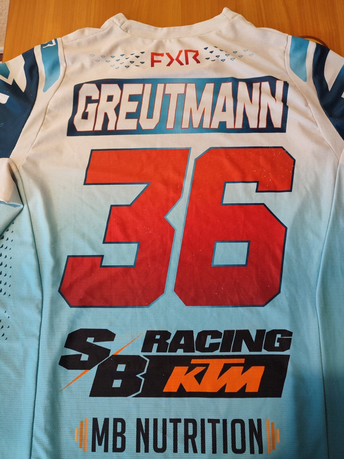 Nico Greutmann #36 motocross jersey EMX250 MXGP KTM SB team racing shirt moto MX