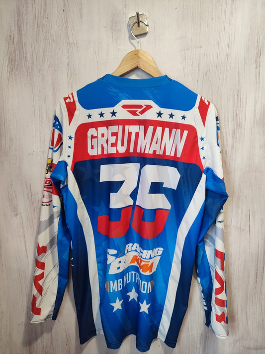 Nico Greutmann #36 motocross jersey EMX250 MXGP KTM SB team racing shirt moto MX