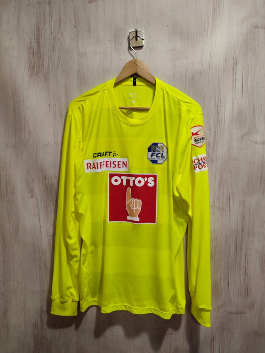 FC Luzern 2020 2021 goalkeeper Sz L Craft jersey shirt soccer football GK Jacot