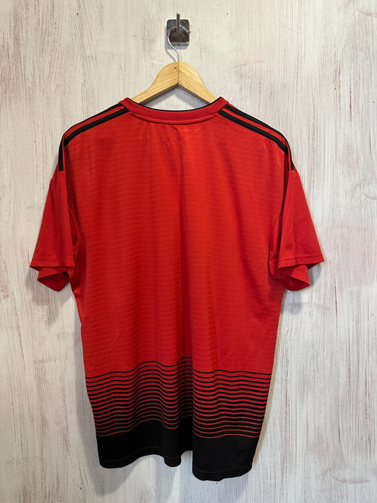 Manchester United 2018 2019 Home Size XL Adidas soccer shirt jersey football kit