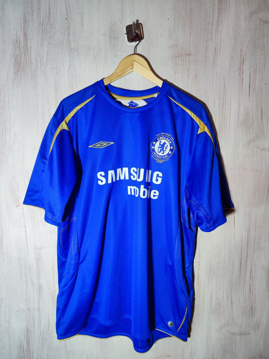 Chelsea London 2005 2006 home Sz 2XL Umbro shirt jersey football soccer kit XXL