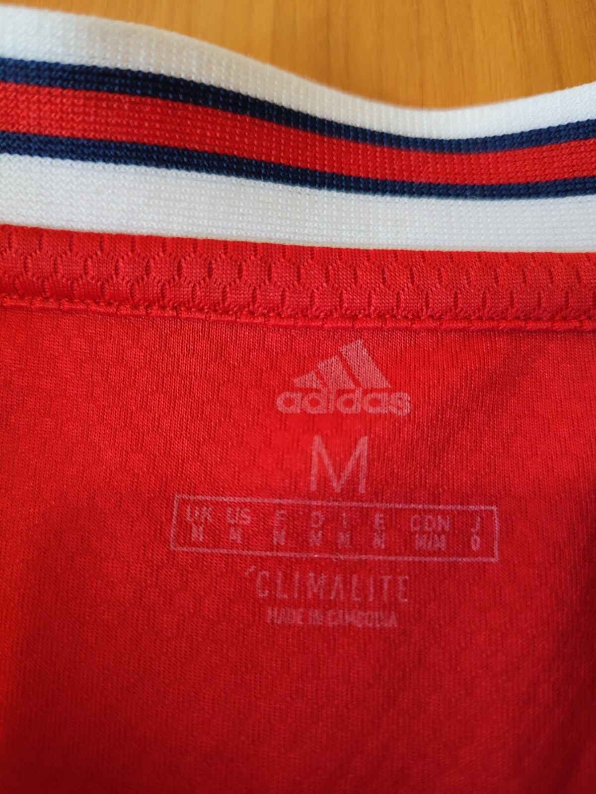 Arsenal London 2019 2020 home Size M Adidas soccer shirt jersey football kit tee
