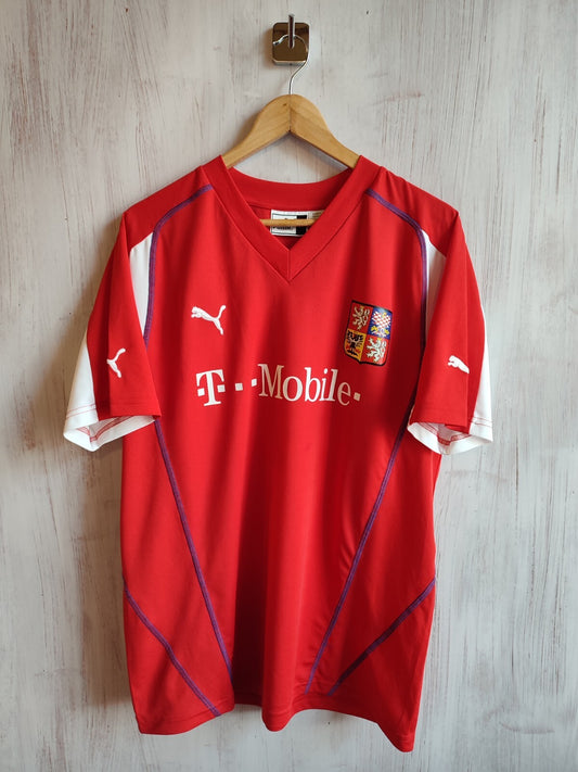 Czech Republic 2003 2004 Home Sz XL Puma shirt jersey trikot football soccer kit