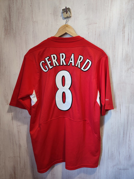 FC Liverpool 2004 2005 2006 home Size L shirt soccer football jersey kit Gerrard