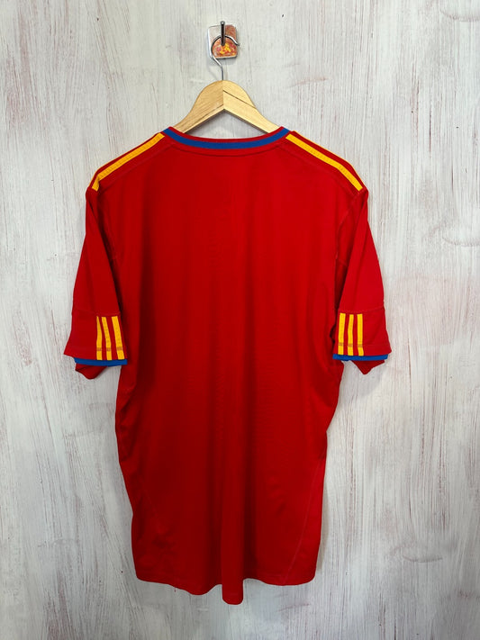 Spain national team 2010 2011 home Adidas Sz L soccer shirt jersey football kit
