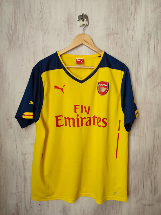 Arsenal London 2014 2015 away Size XL Puma shirt football jersey soccer kit tee