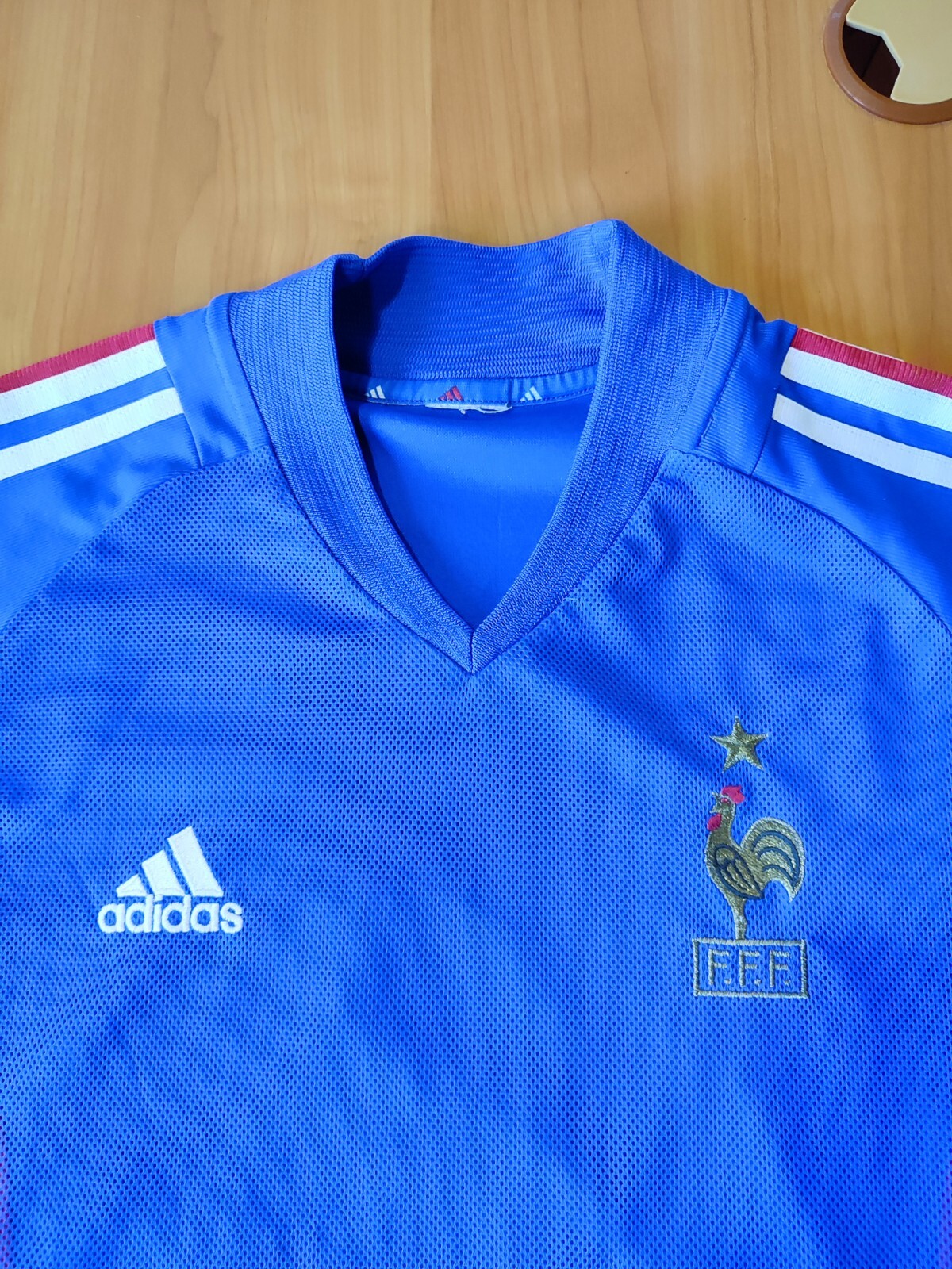 France 2002 2003 2004 home Size L Adidas shirt jersey football soccer kit Zidane