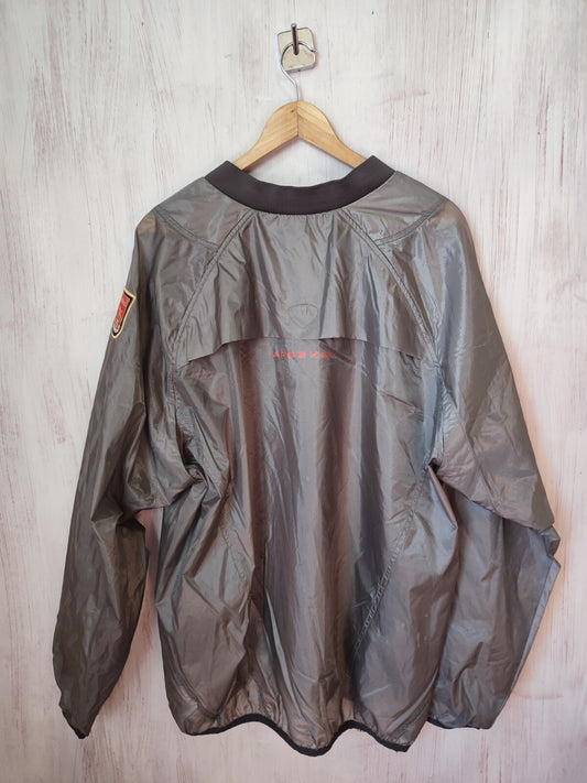 Arsenal London 2001 2002 training Sz 2XL Nike jacket top soccer football kit XXL