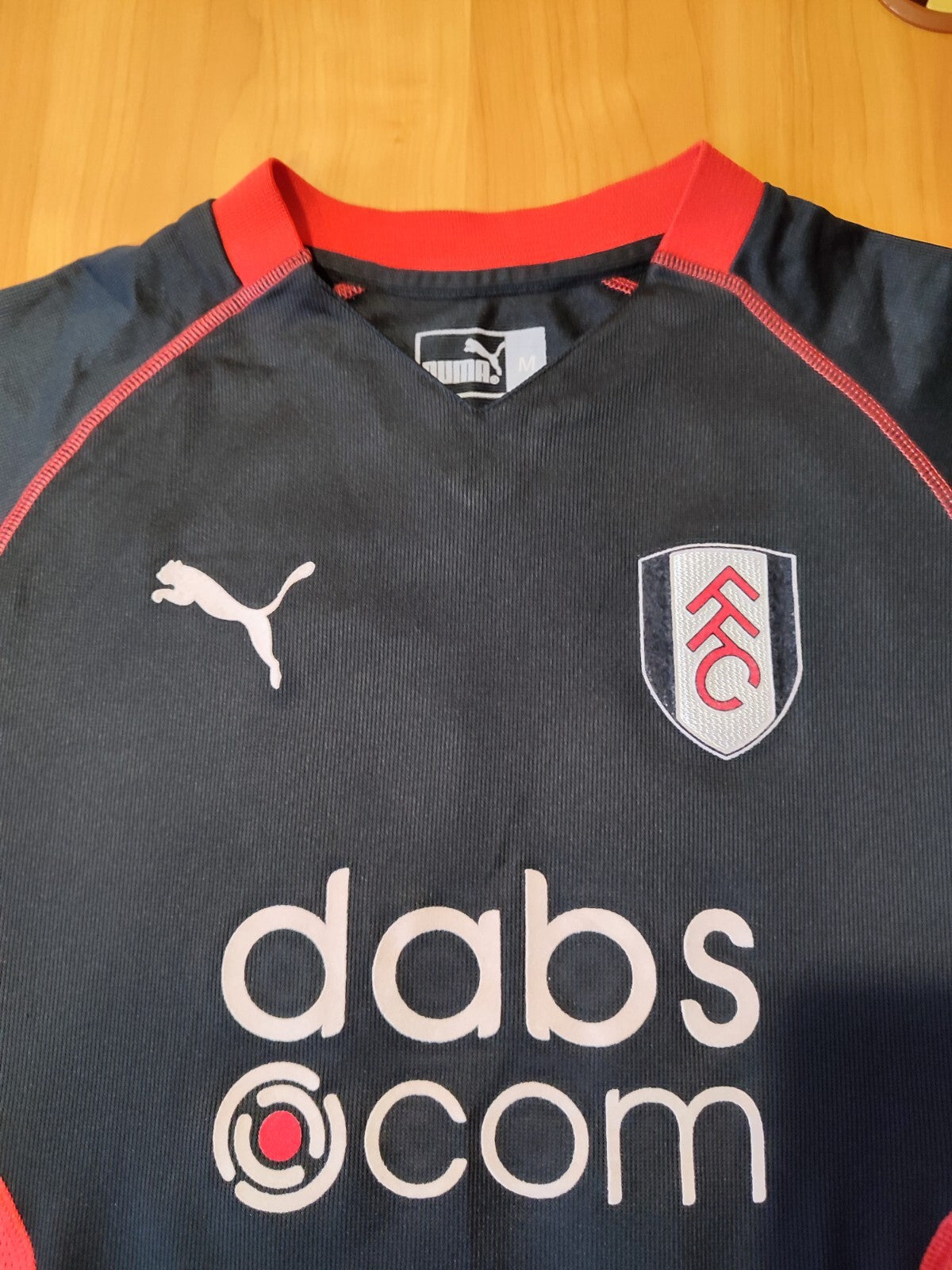 FC Fulham 2003 2004 away Sz M Puma soccer shirt jersey football kit tee vintage