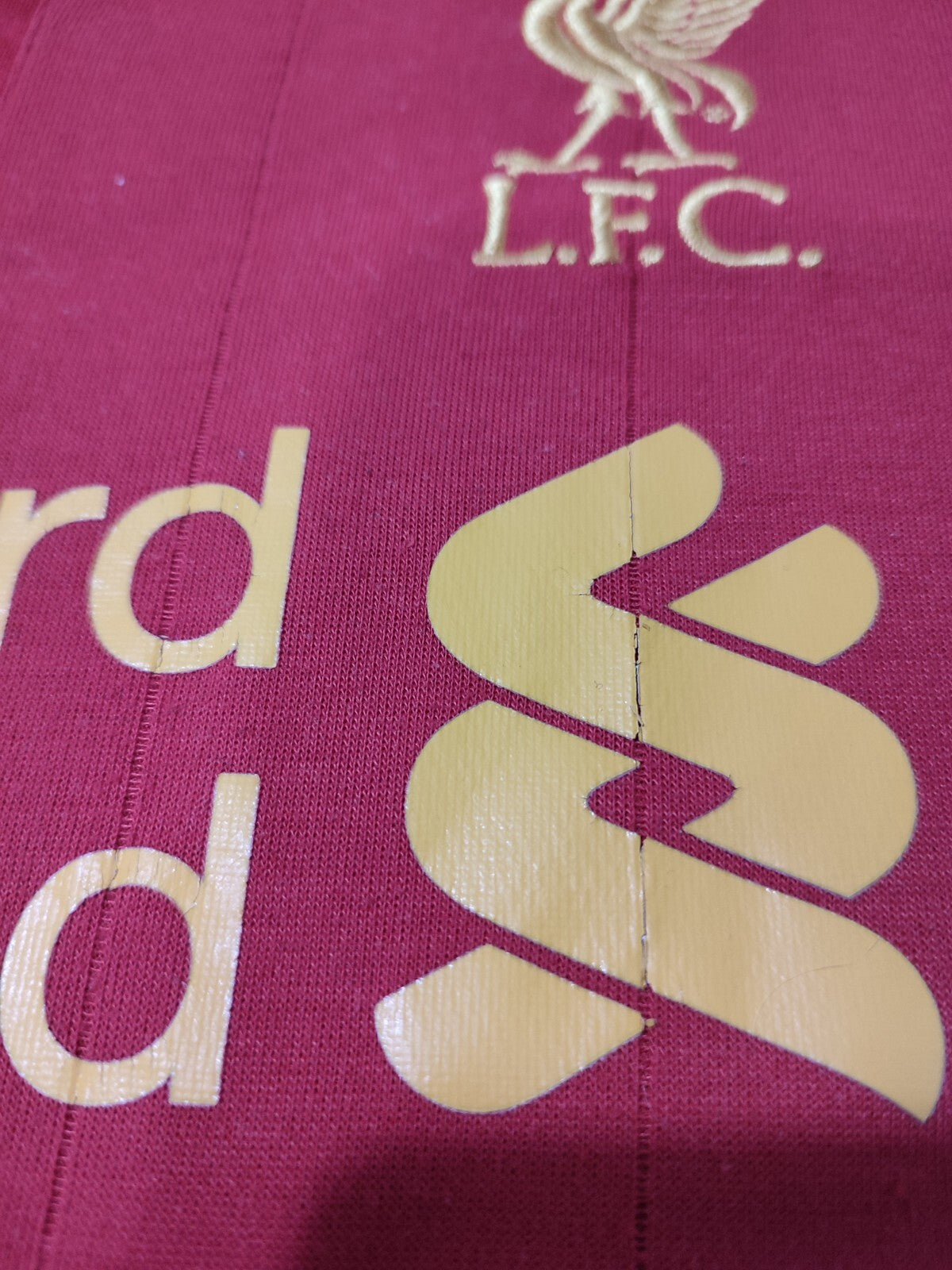 FC Liverpool 2012 2013 home Sz L football shirt jersey soccer kit Warrior Allen