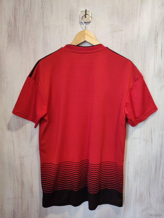Manchester United 2018 2019 home Size L Adidas soccer shirt jersey football kit