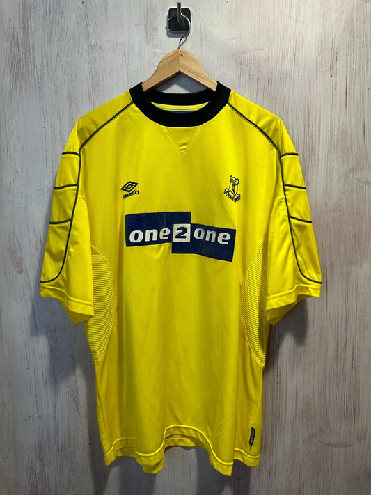 FC Everton 1999 2000 away Size 2XL Umbro shirt jersey soccer kit football XXL