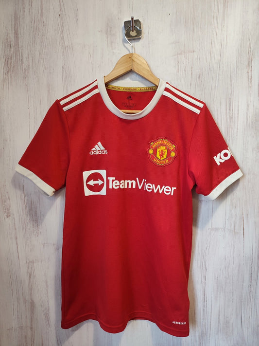 Manchester United 2021 2022 home Size S Adidas soccer shirt jersey football kit