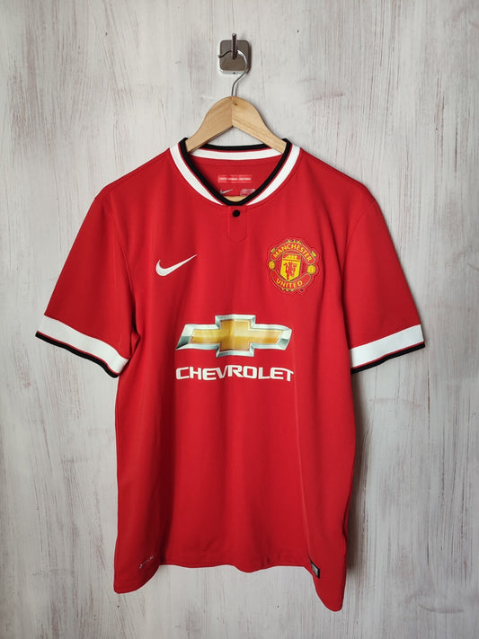 Manchester United 2014 2015 home Sz M Nike soccer shirt jersey football maillot
