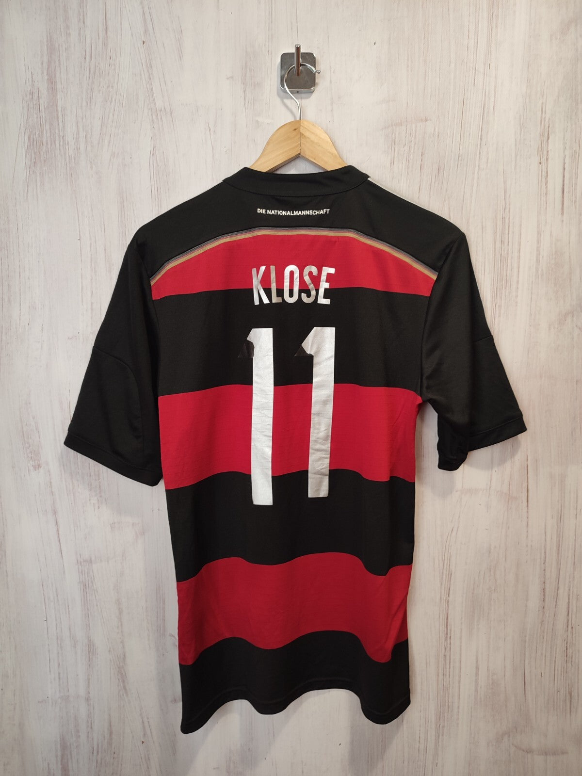 Deutschland 2014 2015 away Sz M Germany shirt jersey football soccer kit Klose