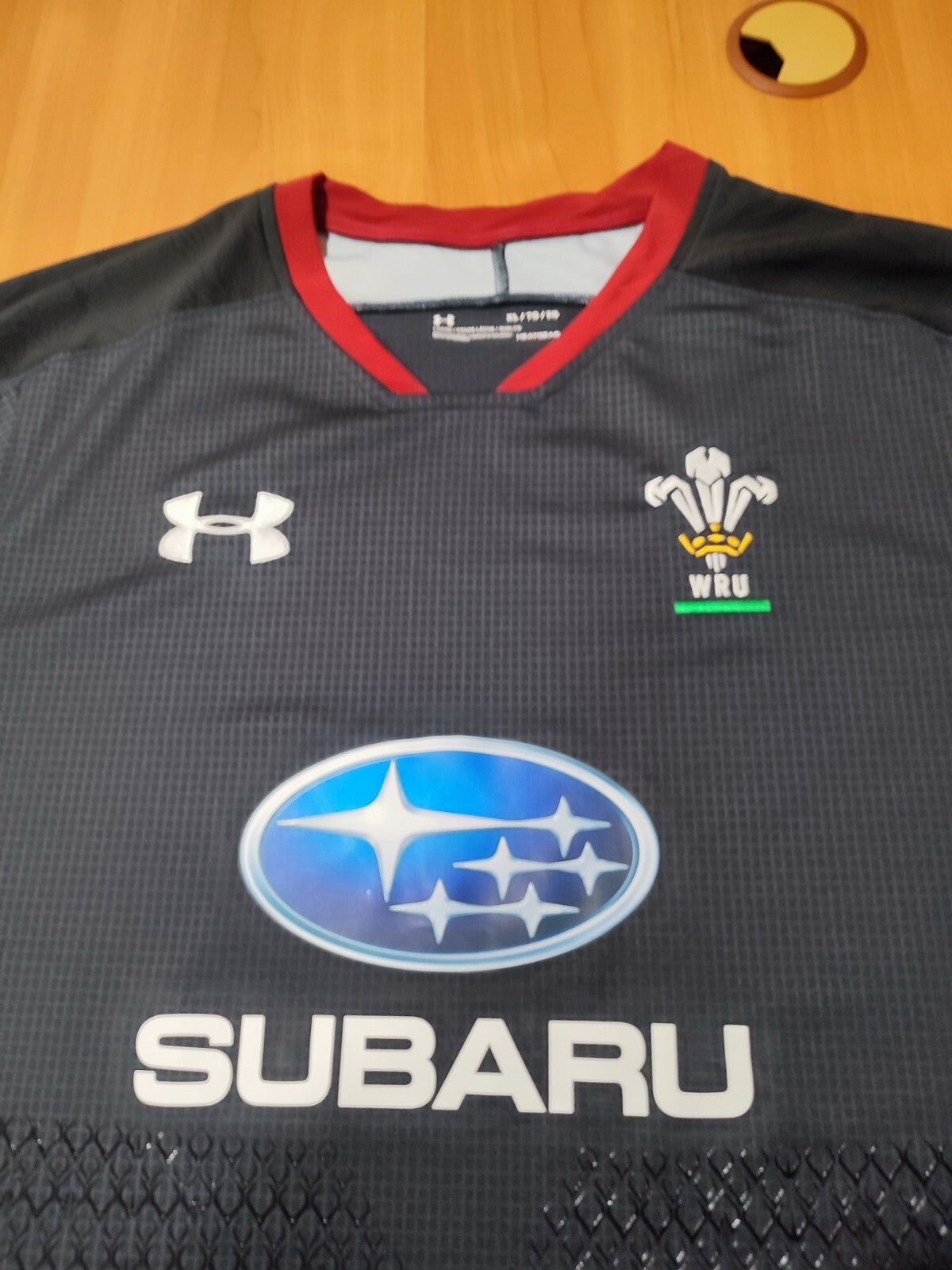 Wales rugby Union WRU 2018 2019 away Sz XL jersey shirt kit tee Under Armour WRU
