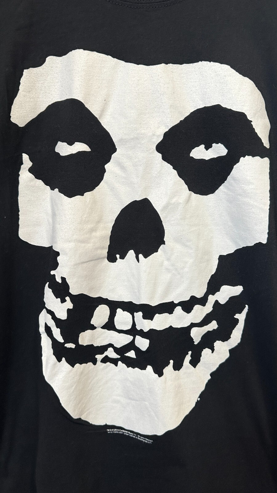 Misfits 2015 Gildan Size S rock music 100% cotton shirt tee trikot black Small