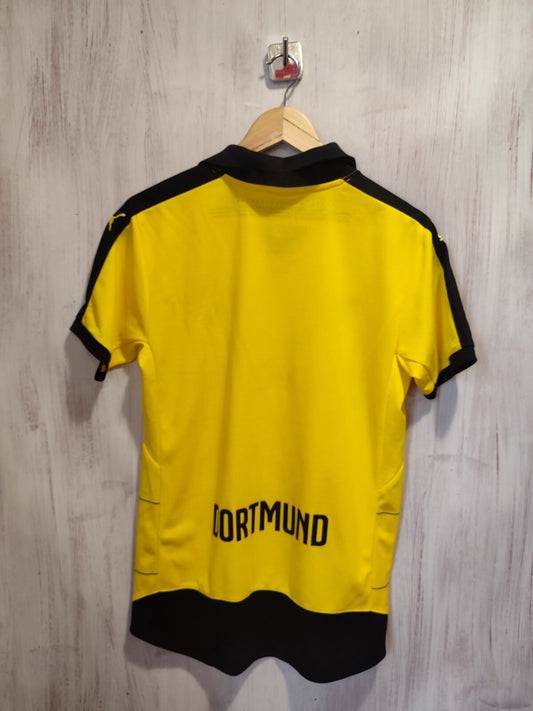 Borussia Dortmund 2015 2016 home Sz S BVB Puma jersey shirt football kit trikot