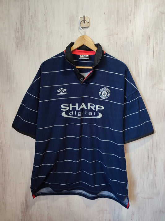 Manchester United 1999 2000 away Size XL Umbro shirt jersey football kit Beckham