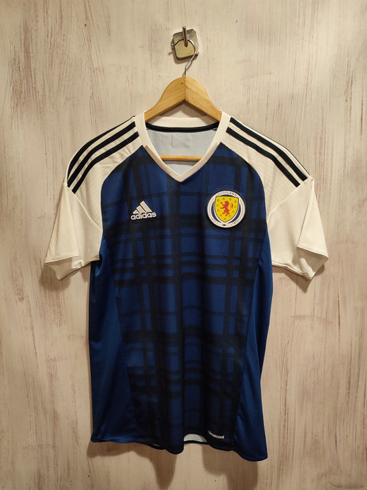 Scotland national team 2016 2017 home Sz S shirt jersey football soccer kit tee