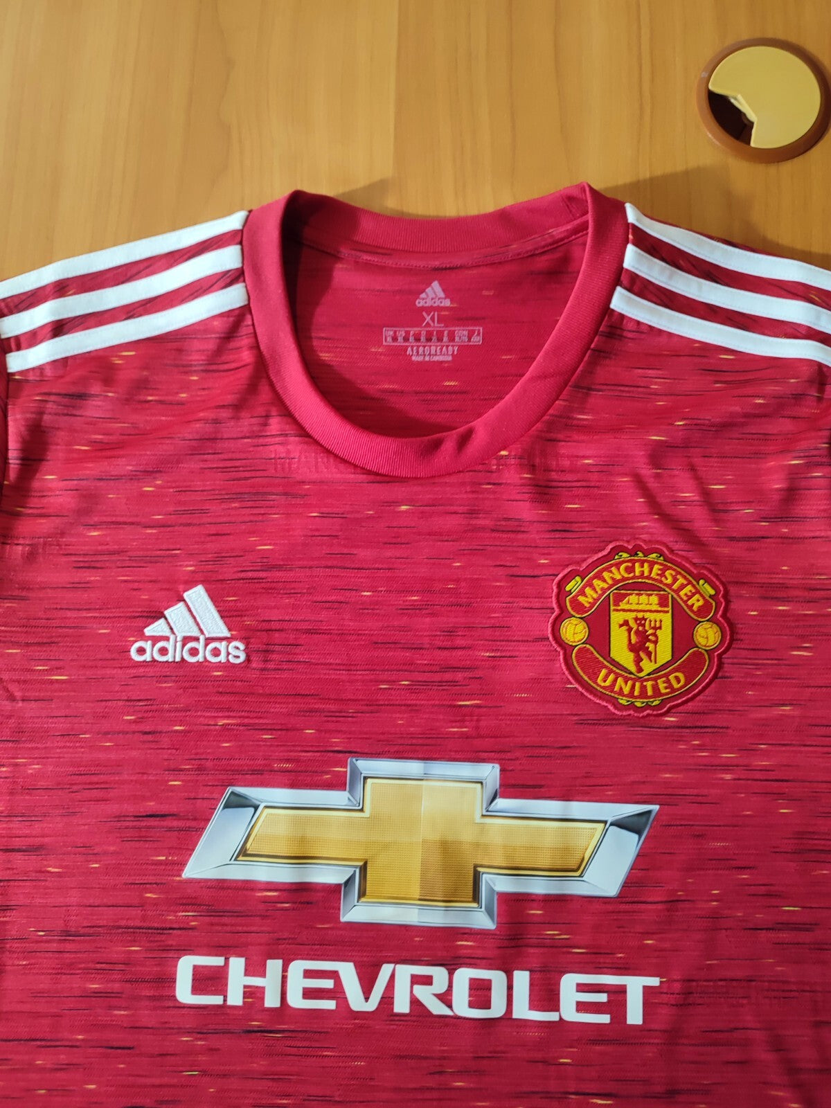Manchester United 2020 2021 home Size XL shirt jersey tee football soccer kit