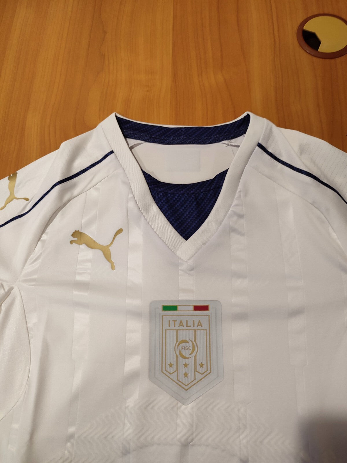 AUTHENTIC Italy 2016 2017 away Sz S Puma shirt jersey Italia soccer kit football