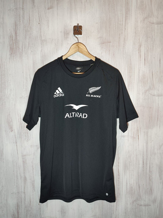 All Blacks 2022 2023 home Size L rugby shirt jersey kit Adidas New Zealand team