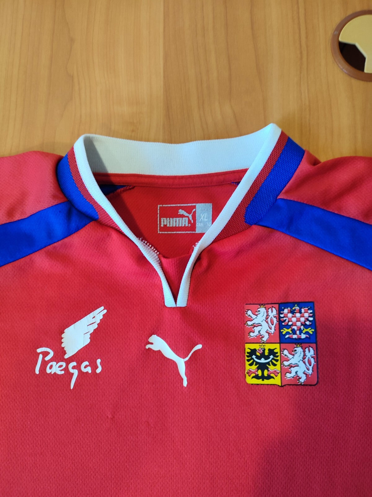 Czech Republic 2000 2001 home XL Puma shirt jersey football soccer kit vintage