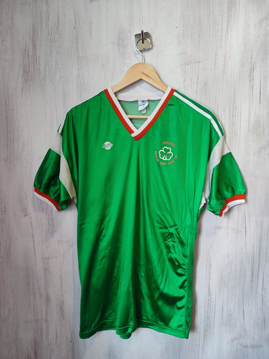 Republic of Ireland 1988 1989 1990 home Sz L O'neills shirt jersey football kit