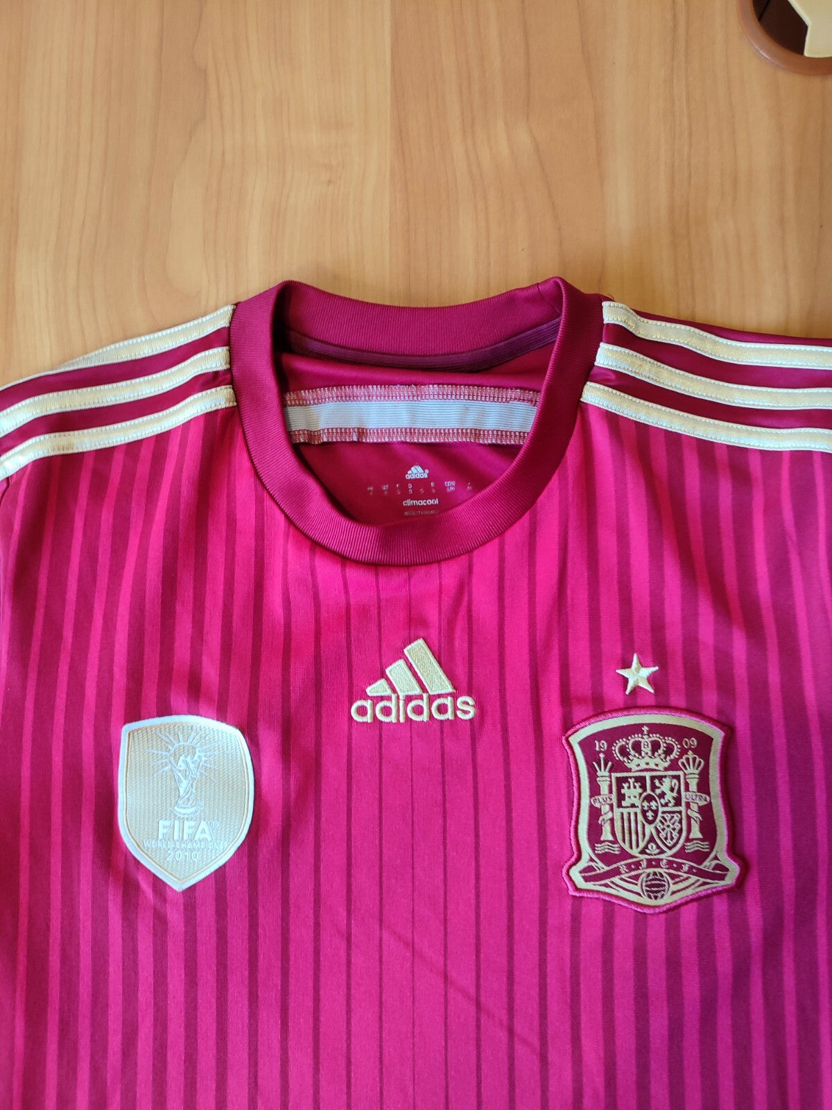 Spain 2013 2014 2015 home Size S Adidas shirt jersey football soccer maillot kit