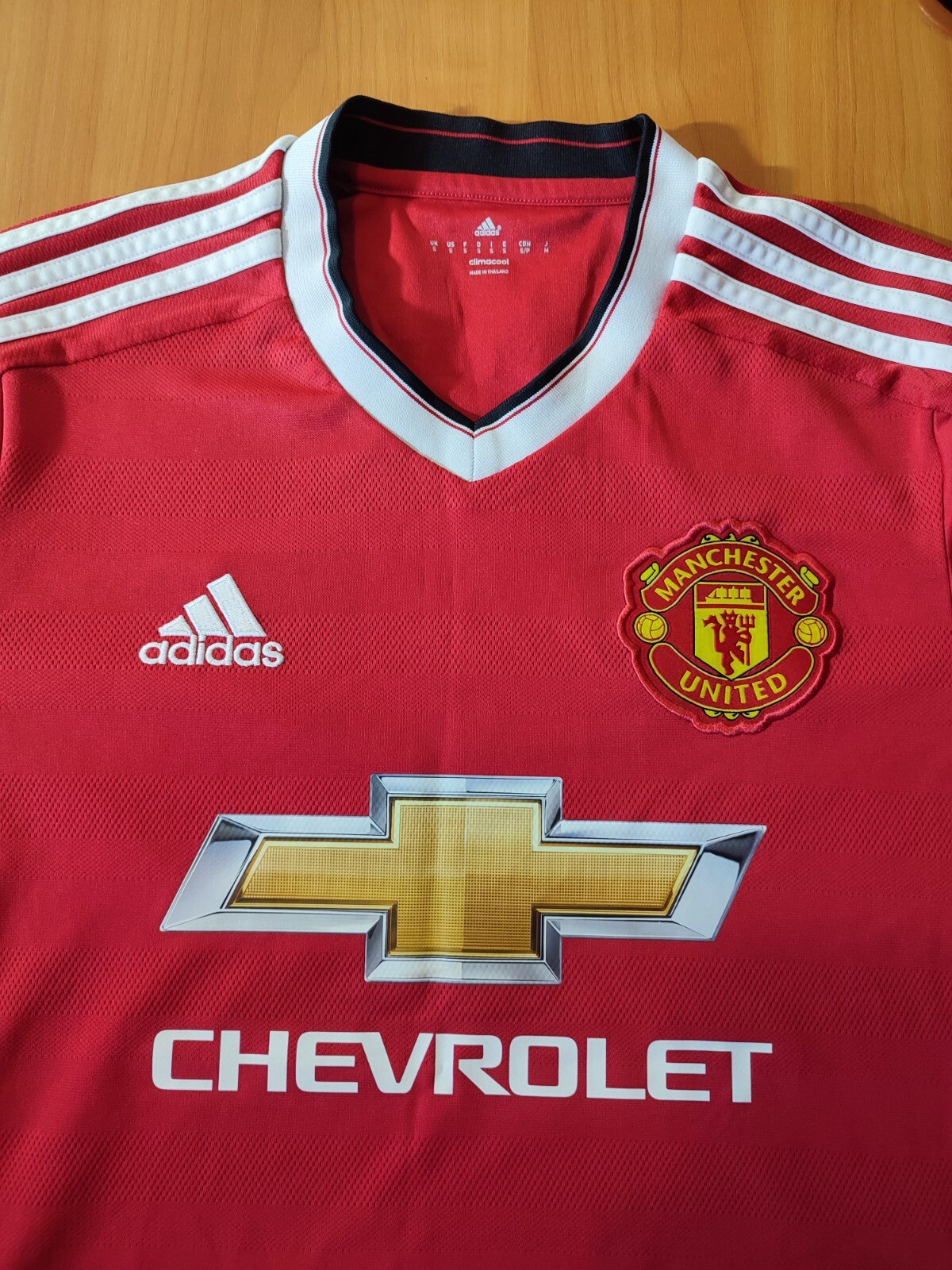 Manchester United 2015 2016 home Sz S Adidas shirt jersey kit tee soccer Memphis