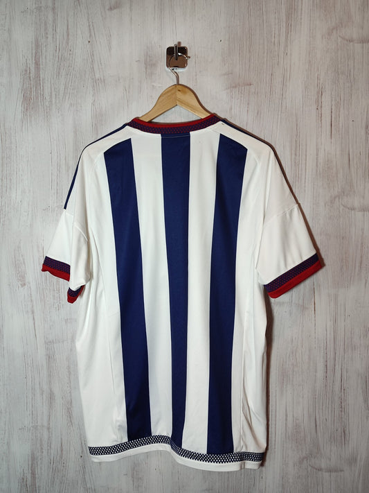 West Bromwich Albion 2015 2016 home Sz XL Adidas football shirt jersey soccer