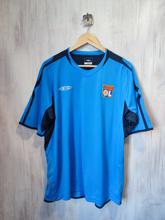 Olympique Lyonnais 2000's training Sz XL Adidas shirt jersey soccer football kit