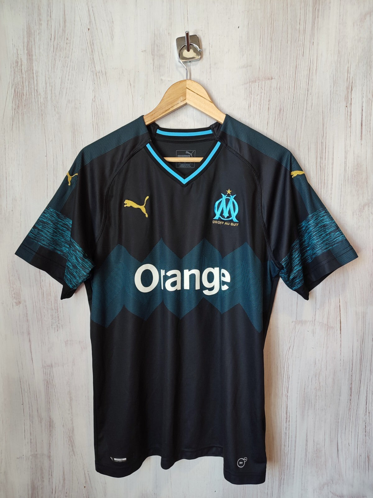 Olympique Marseille 2018 2019 away Size L Puma shirt jersey soccer football kit