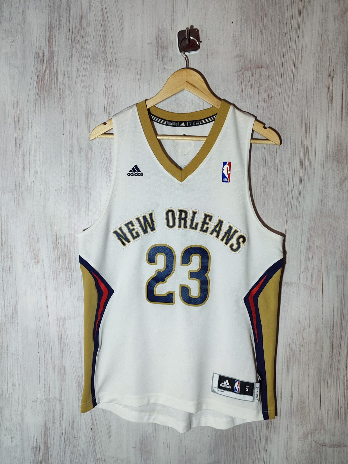 New Orleans Pelicans #23 Anthony Davis Size S Adidas basketball jersey shirt kit
