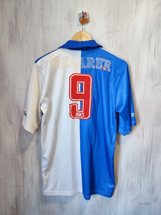Blackburn Rovers FC 1994 1995 home Sz M soccer shirt jersey football kit Shearer