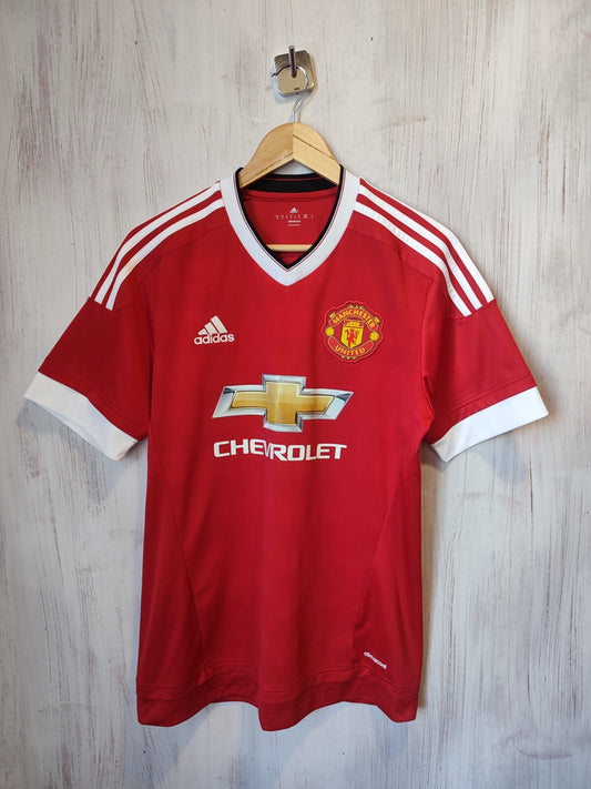 Manchester United 2015 2016 home Size M Adidas soccer shirt jersey football kit