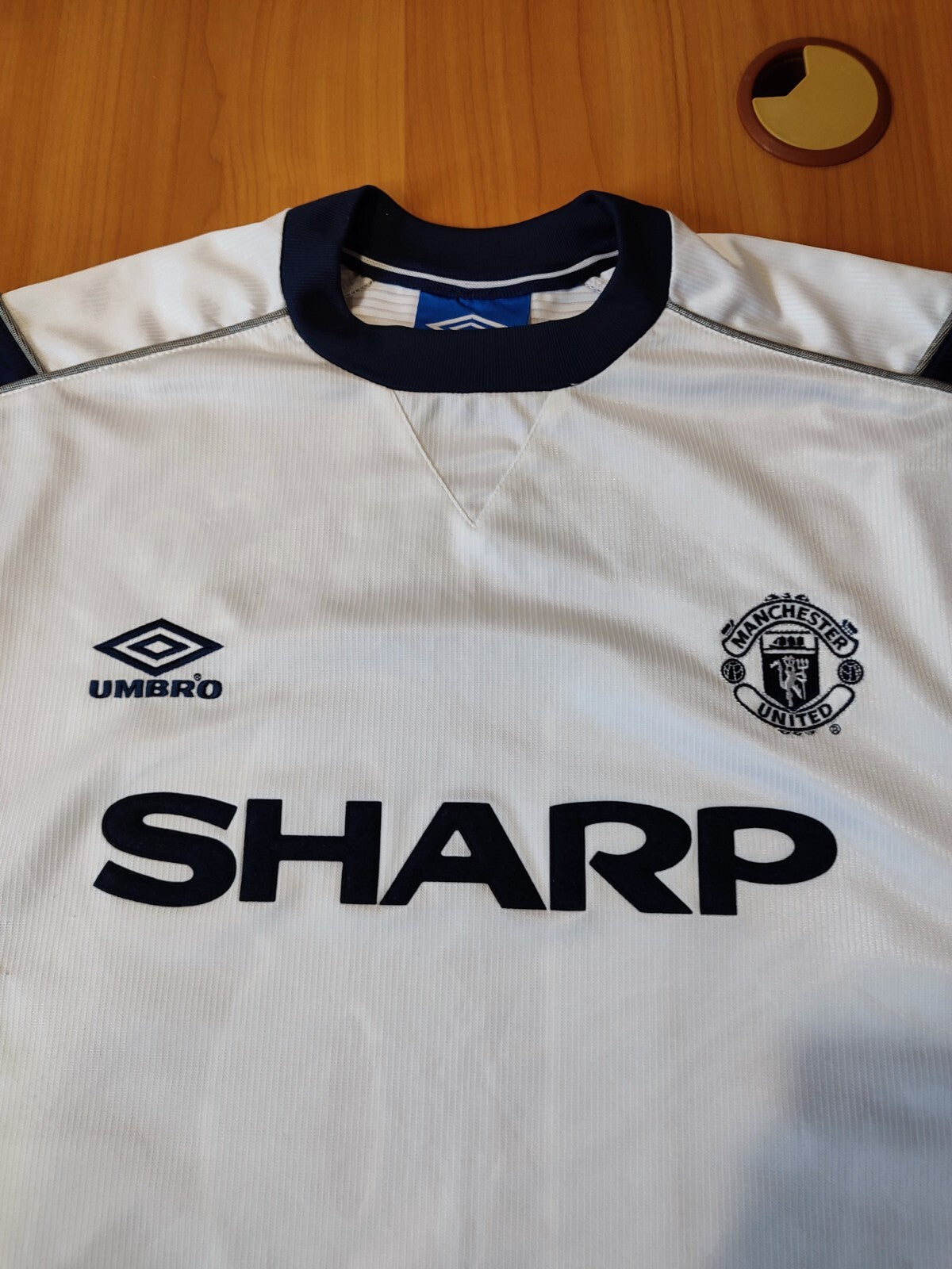 Manchester United 2000 2001 away 1999 2000 third Size M jersey shirt 3rd Scholes