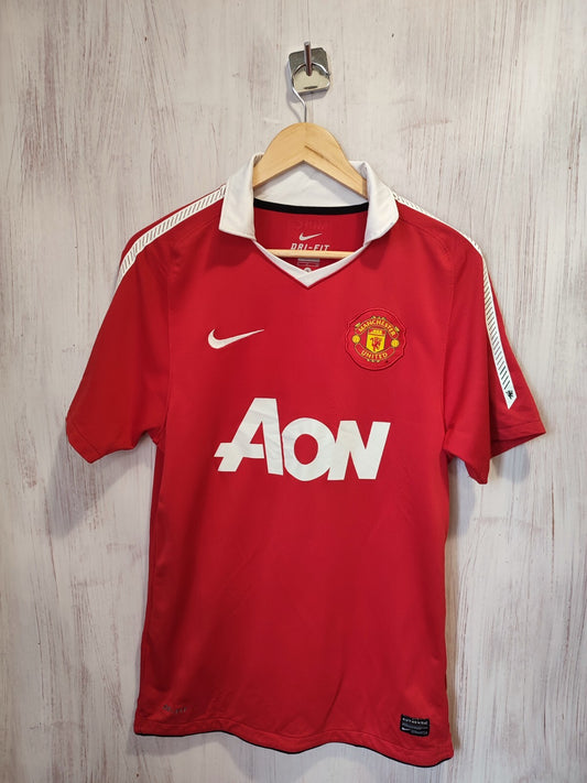 Manchester United 2010 2011 home Sz S Nike shirt jersey soccer football kit tee