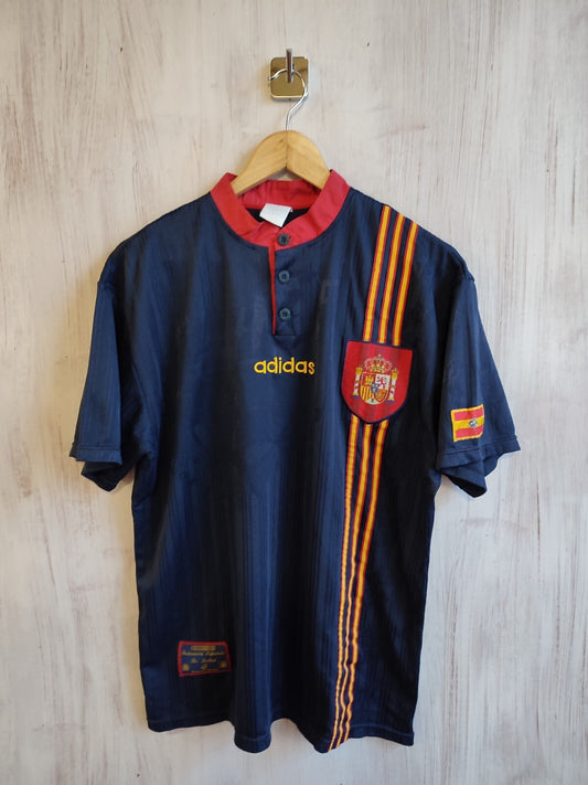 Spain 1999 2000 Away Size M Adidas shirt jersey maillot football soccer kit tee