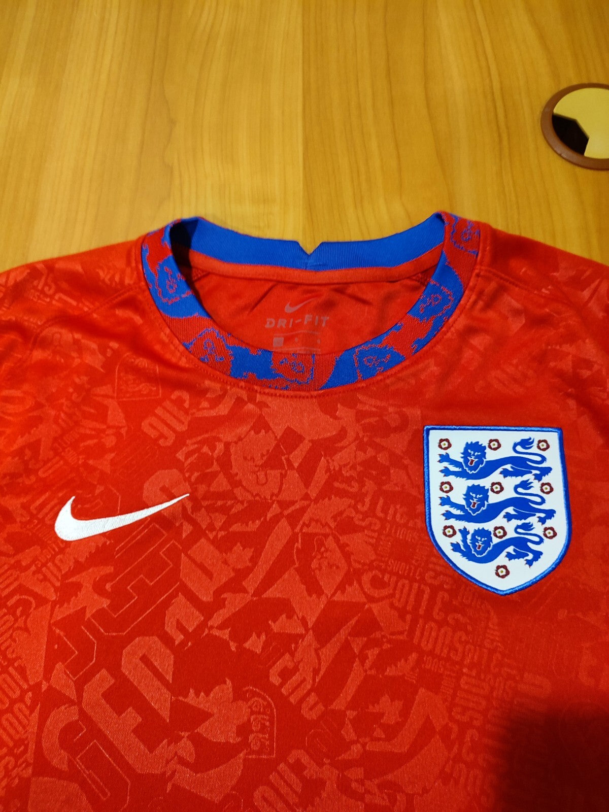 England team 2020 2021 training Sz L shirt jersey football soccer kit trikot tee