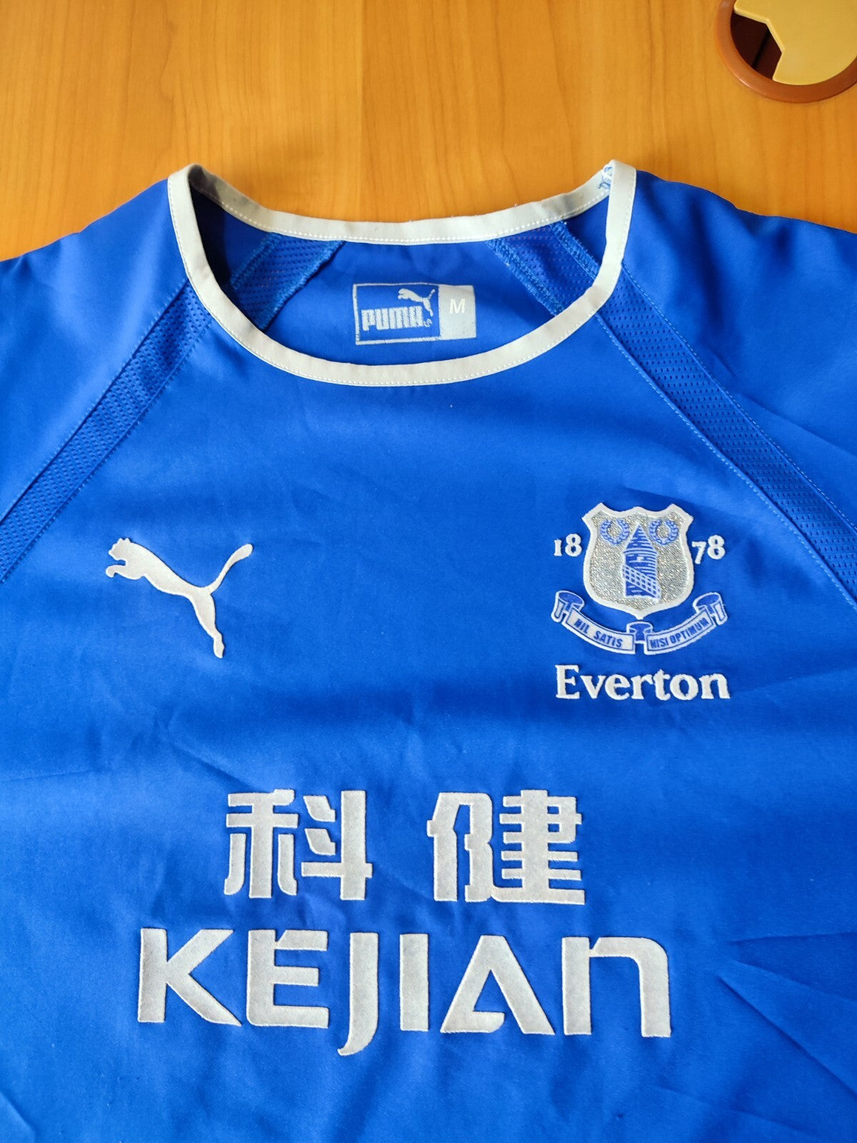 FC Everton 2003 2004 home Sz M Puma football shirt jersey soccer kit Anniversary