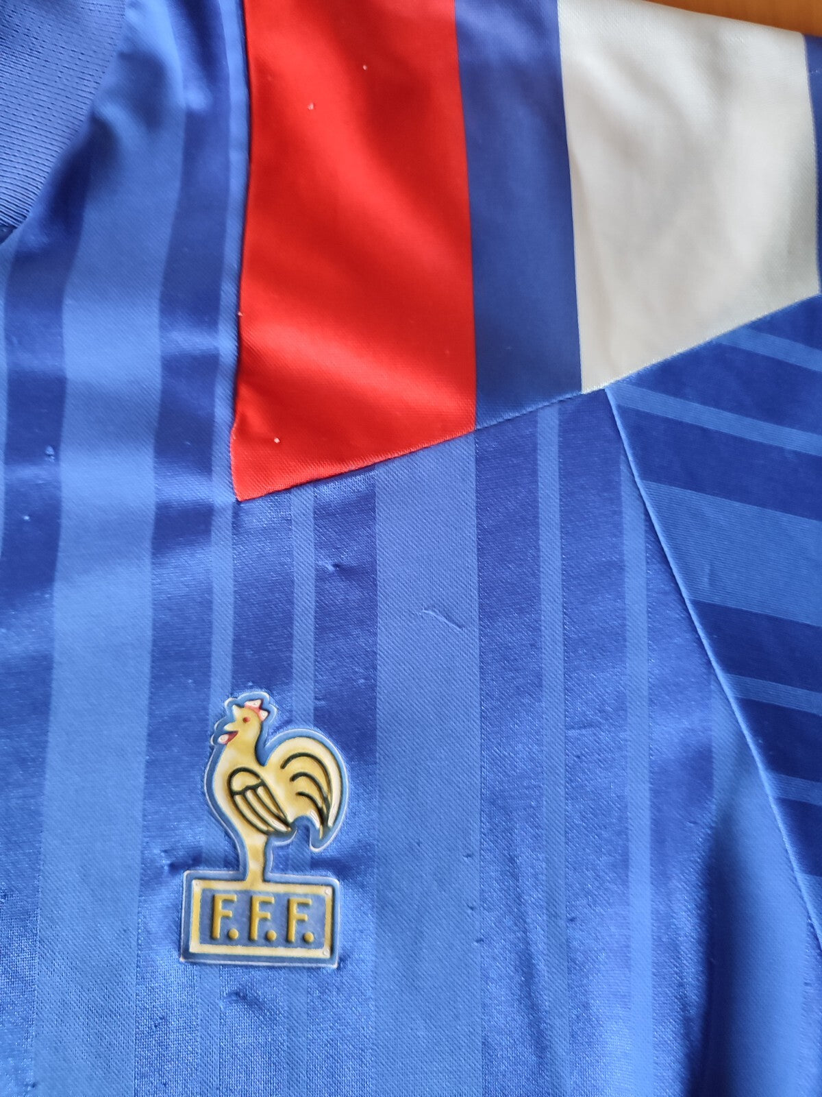 France 1992 1993 home Size L adidas shirt football jersey kit soccer Adidas tee