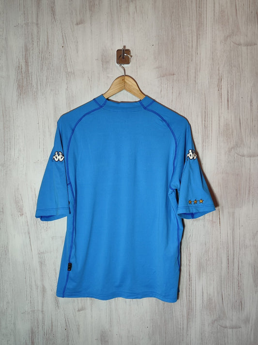 Italy 2000 2001 2002 home Sz L Kappa shirt jersey soccer Italia football kit tee