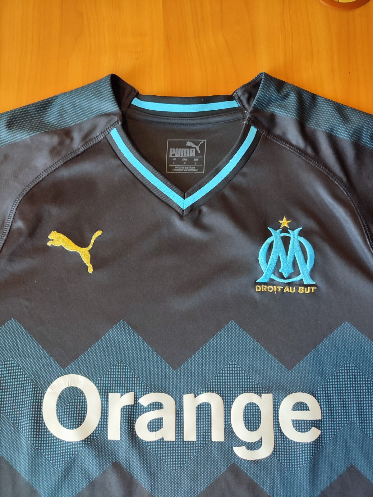 Olympique Marseille 2018 2019 away Size L Puma shirt jersey soccer football kit
