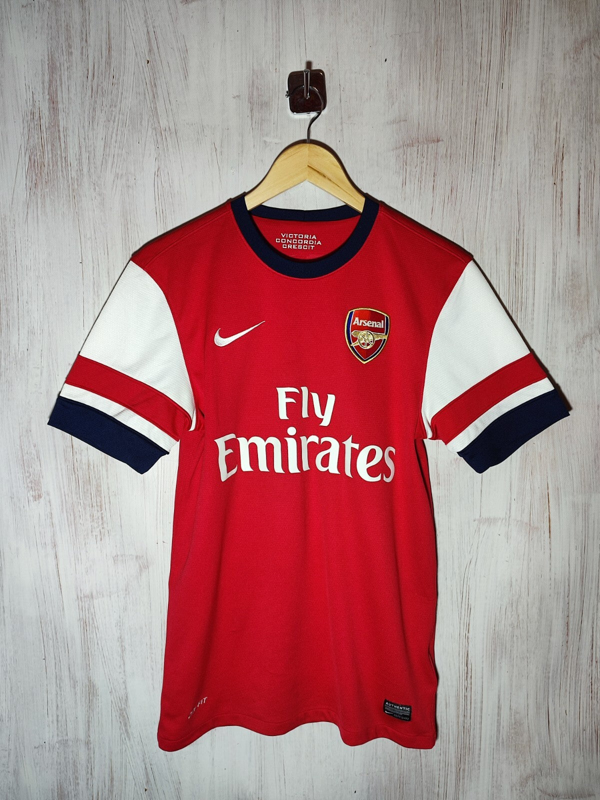 Arsenal London 2012 2013 2014 home Size S Nike shirt jersey football soccer kit
