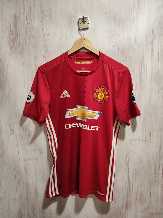 Manchester United 2015 2016 home Sz S soccer jersey shirt football kit tee Pogba