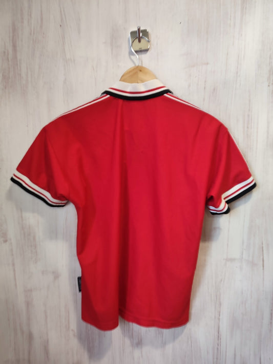 Kids Manchester United 1998 1999 2000 Size XL home shirt jersey soccer football